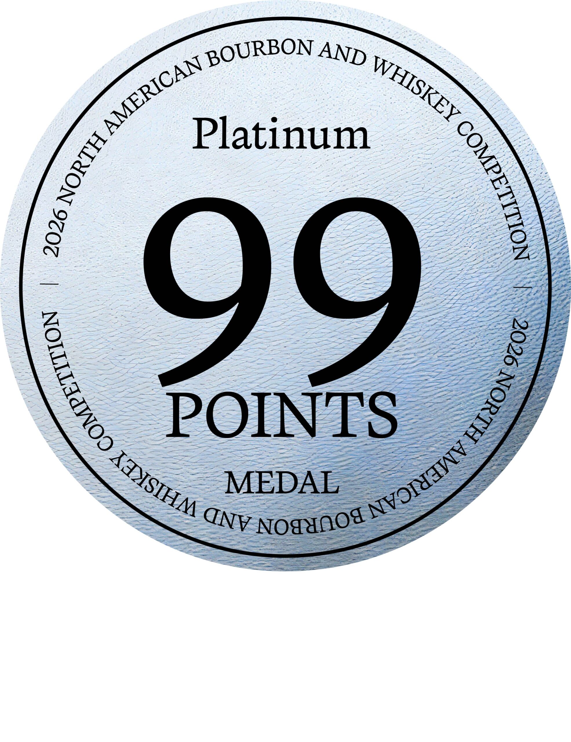 99 NABW Plat medal
